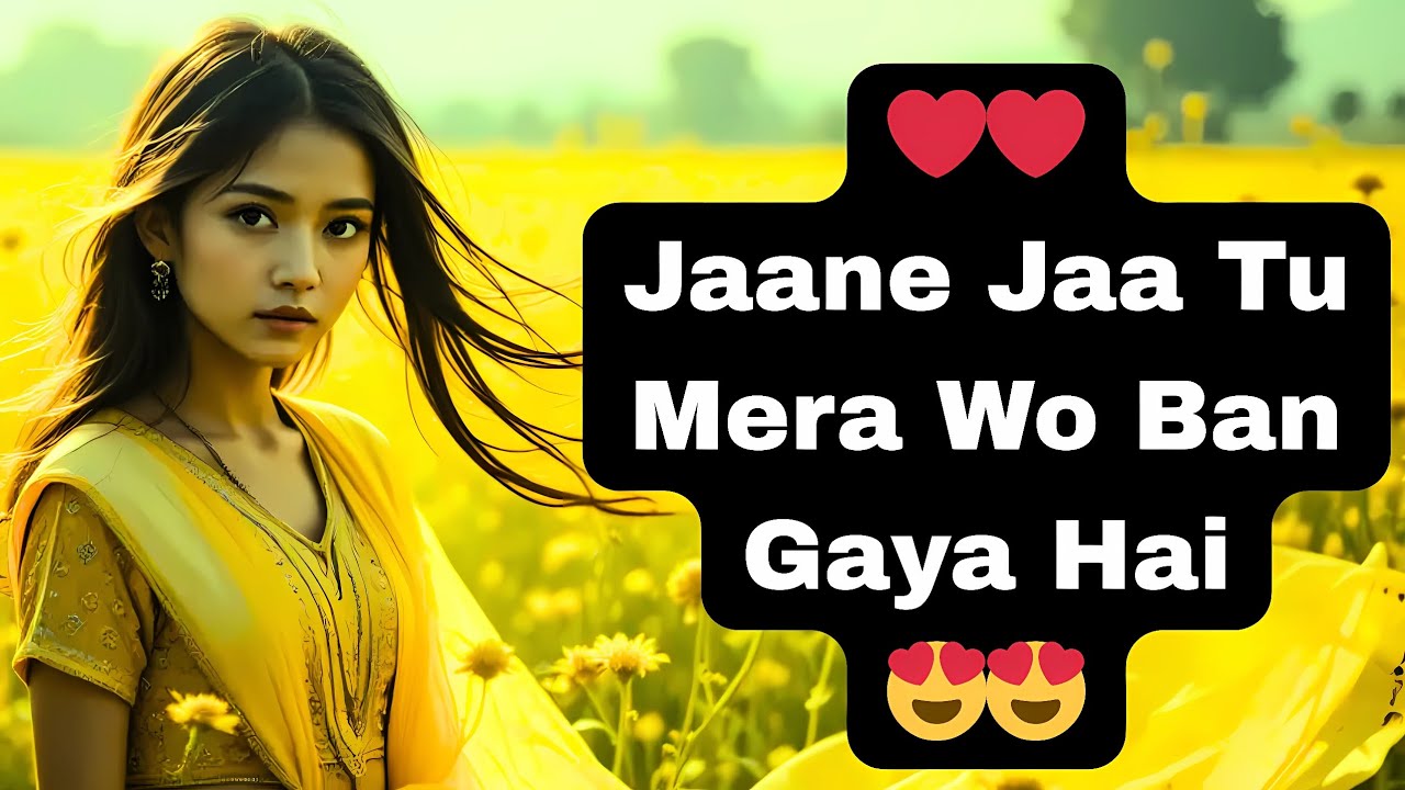 Jaane Jaa Tu Mera Wo Ban Gaya Hai ❤️🥹 | New Song 2025 🎶 | New Hindi Love Romantic Song With Lyrics