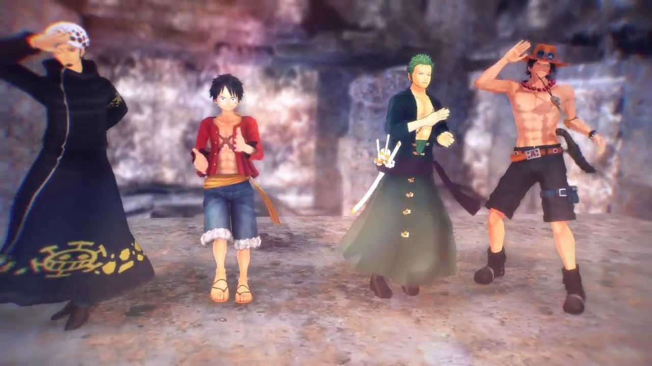 【MMD One piece】 ・killer lady・ (Luffy, Ace, Law, Zoro)