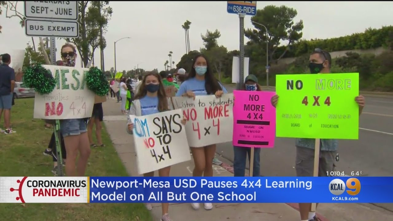 Newport-Mesa School Board Walks Back '4x4' Decision