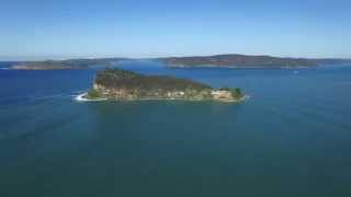 Lion Island NSW Australia I 4K I Aerial cinematography