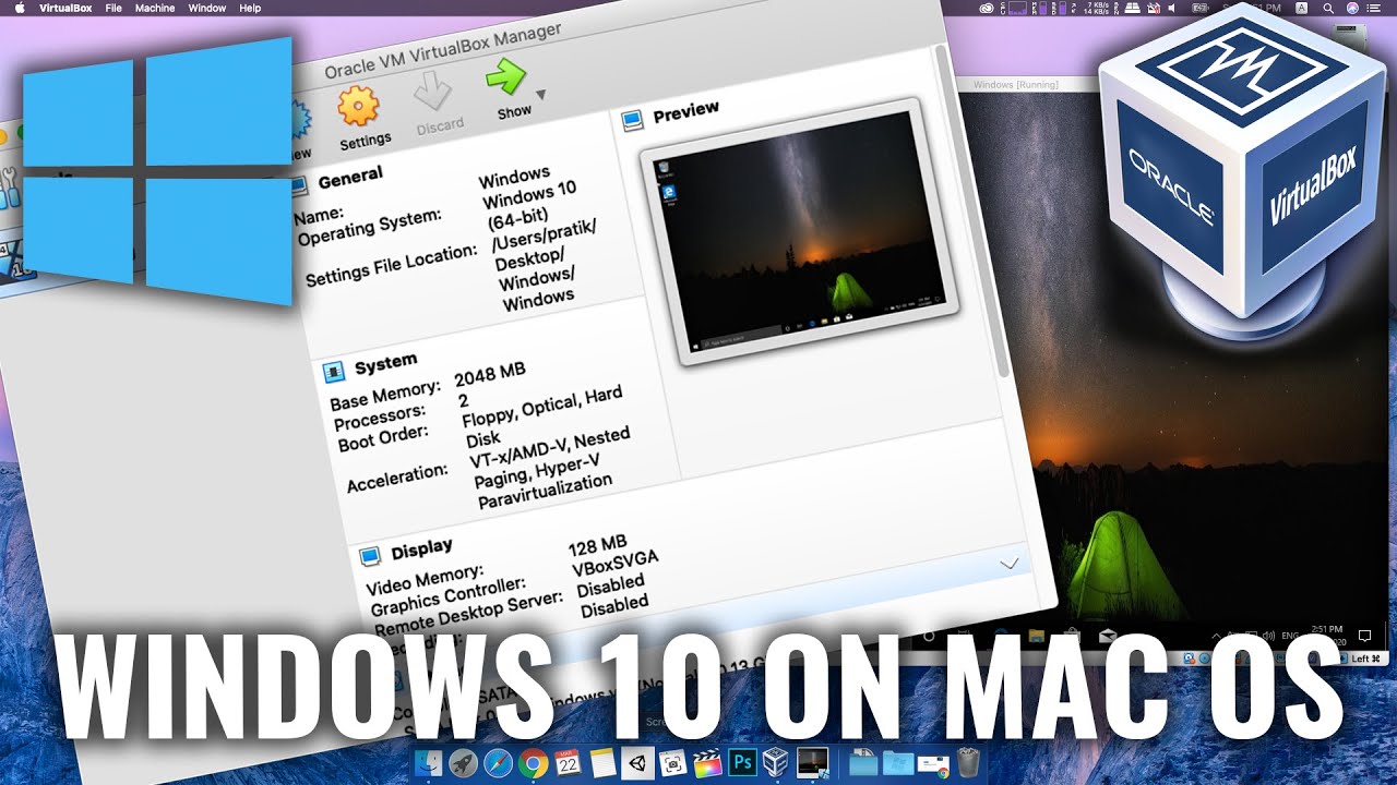 windows 10 virtualbox mac os