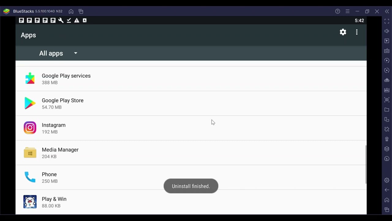 How to change permission and uninstall apps on bluestacks | Uninstall apps