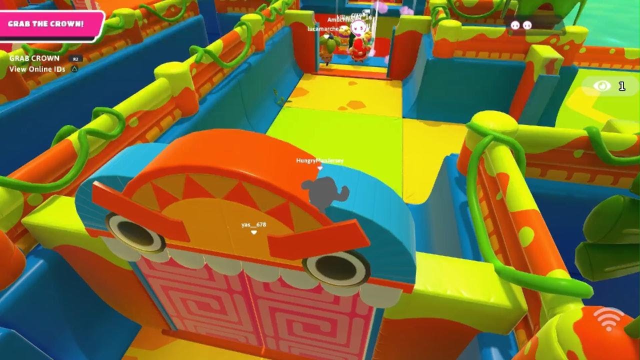 Fall Guys: Squads Duos Lost Temple double crown win with crsno