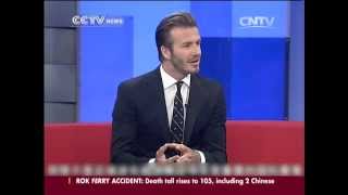 Beckham named CCTV-5 ambassador