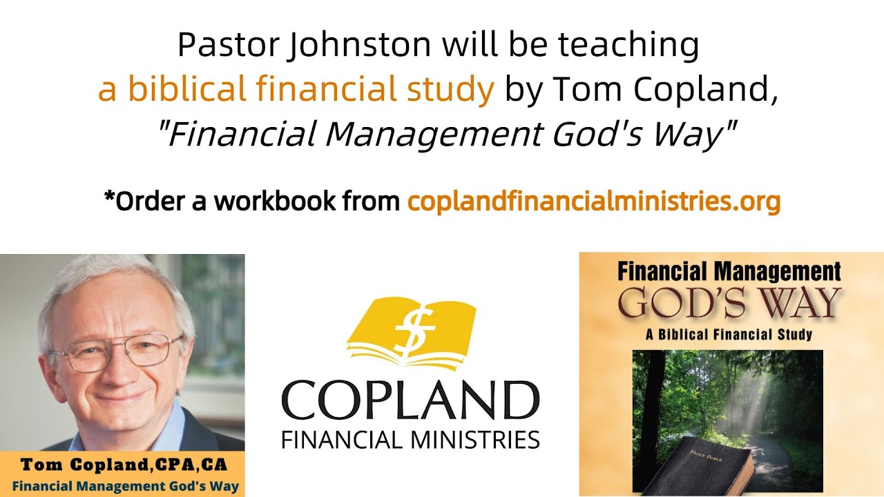 Financial Management God's Way - a biblical financial study