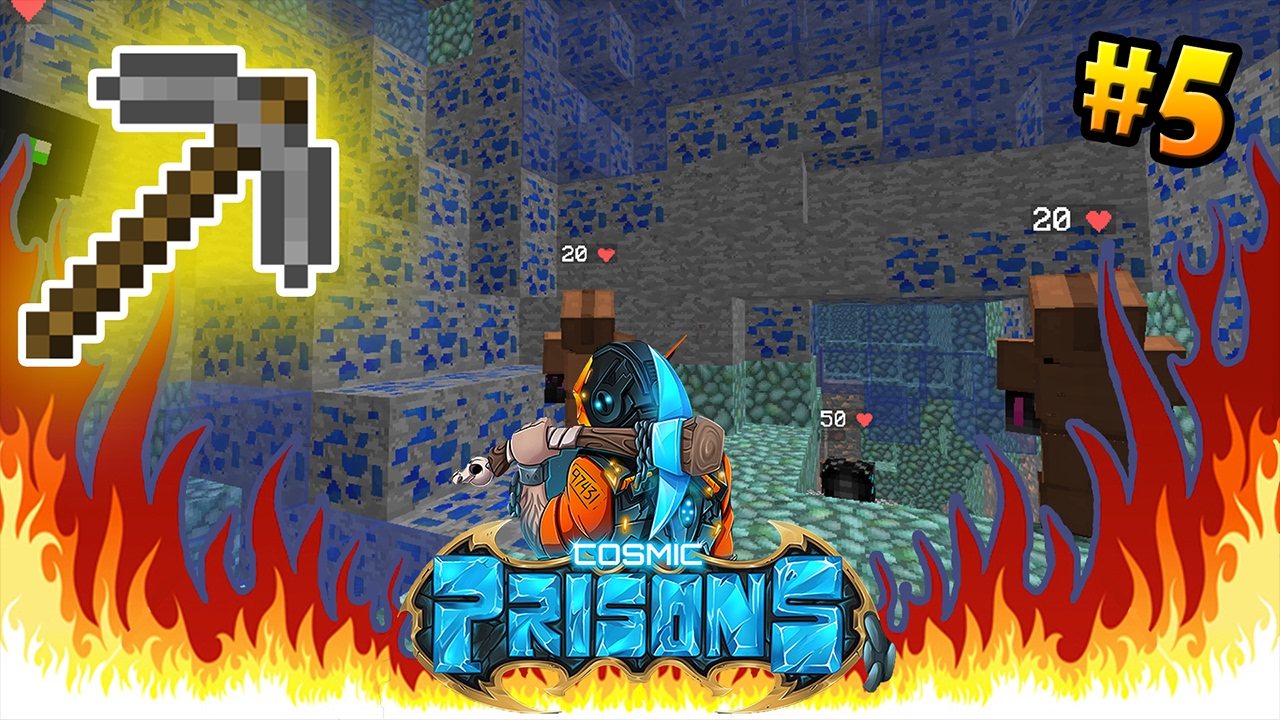 USING A OP STONE PICKAXE! COSMIC PRISONS (Sovereign Planet) EPISODE: 5