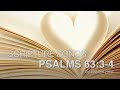 Psalms 63:3-4 Scripture Songs | by Sabrina Hew