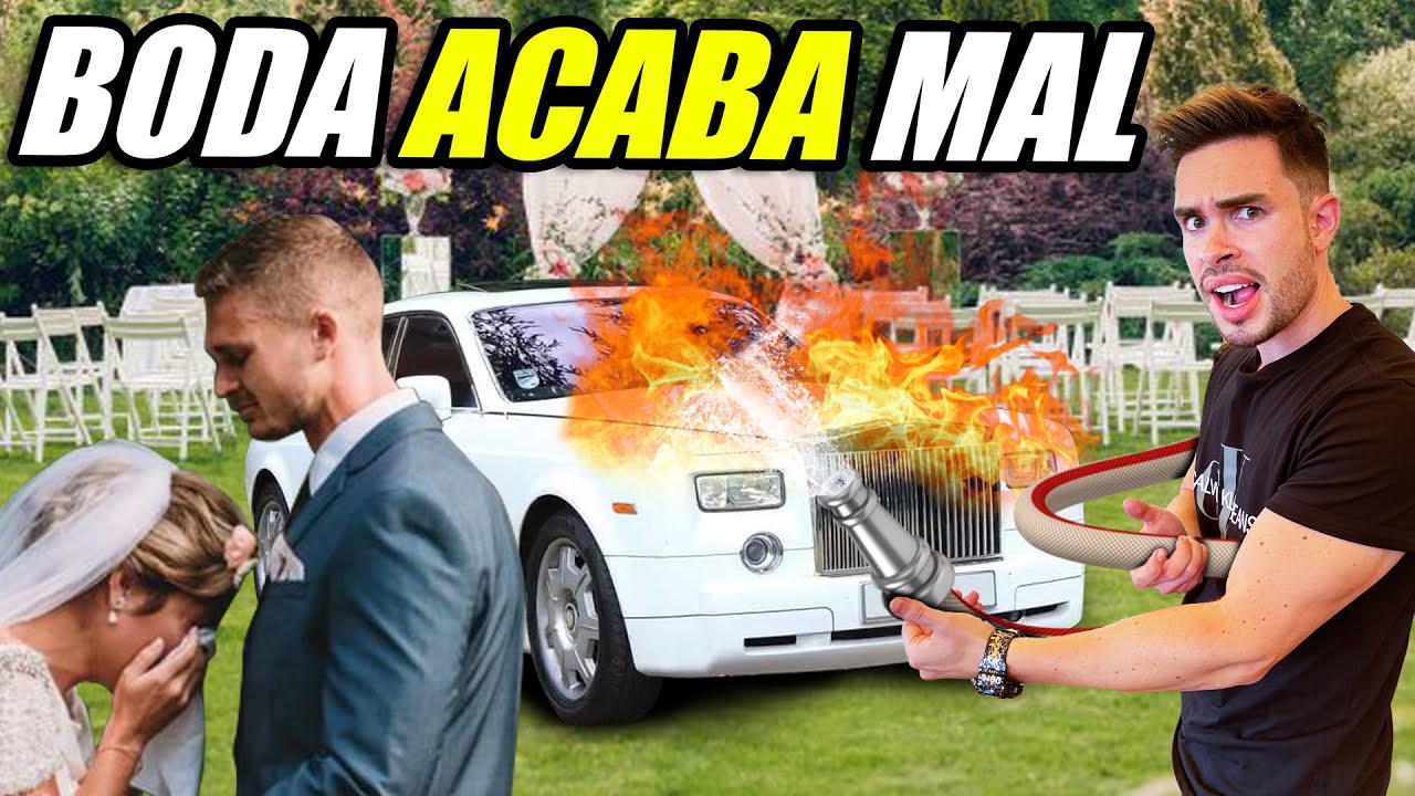 SE PRENDE AUTO EN LLAMAS EN UNA BODA MEXICANA Y LOS SALVO😱🔥