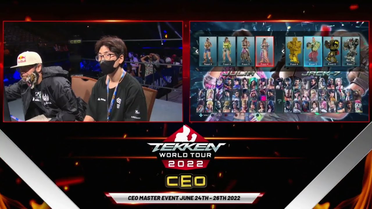 CEO 2022 Tekken 7 TOP 8 - DONUTS USG RANGCHU vs RB ANAKIN - YouTube