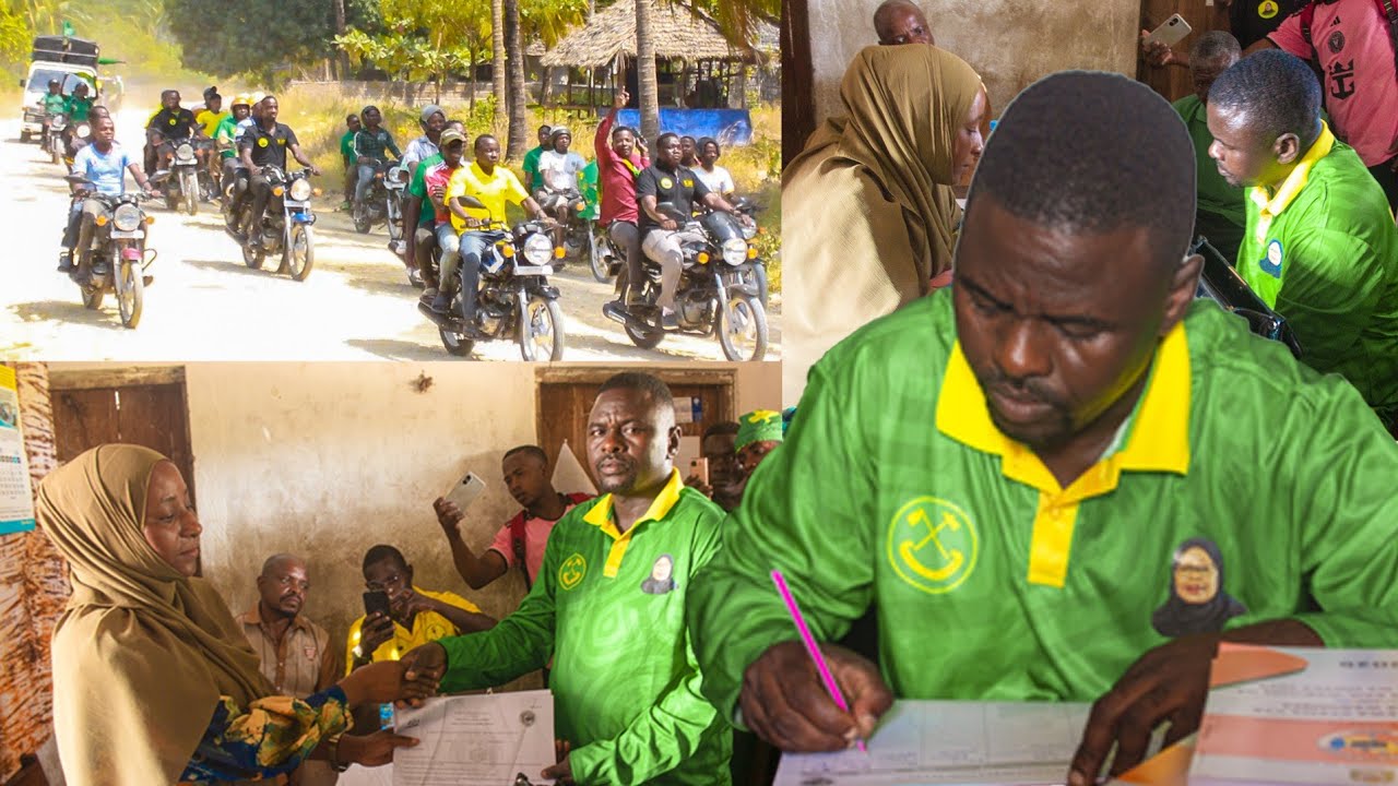 KUMEKUCHA JONGO AMEFUNGA MTAA KUCHUKUA FOMU YA UDIWANI KATA YA NDAGONI 