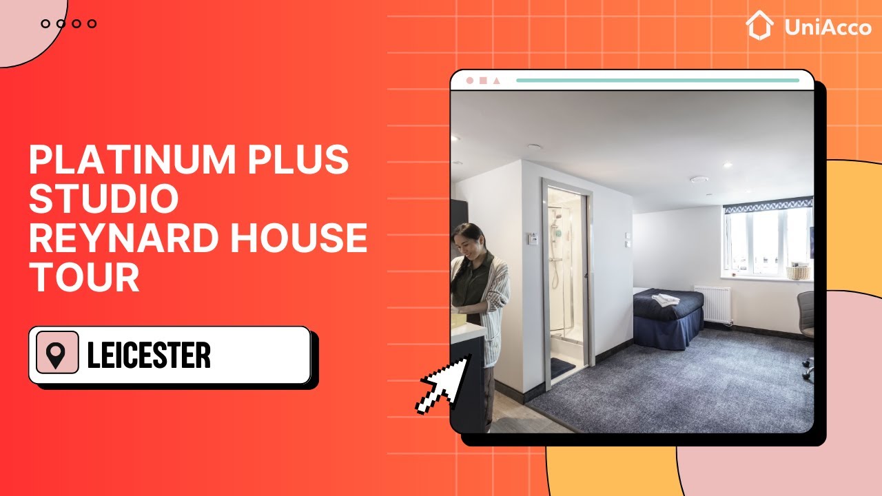 Platinum Plus Studio at Reynard House 💫 | Luxury Student Studio in Leicester!
