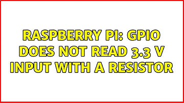 Raspberry Pi: GPIO does not read 3.3 v input with a resistor