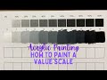 Acrylic Painting Value Scale Quiz