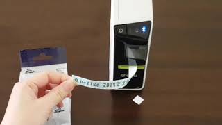 u-like 2019年全新樣式EPSON相容粉彩點點標籤帶