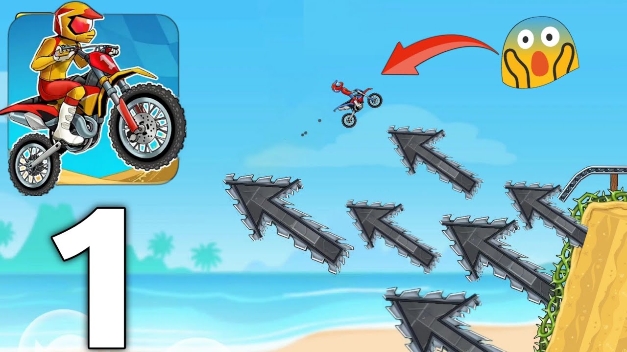 Moto X3M Bike Race Game Gameplay- iOS & Android #1 