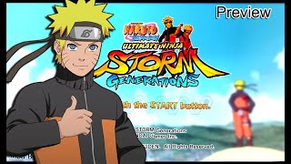 (Preview) Storm Generation Title Screen and BGM mod For Naruto Ultimate Ninja Impact PPSSPP screenshot 3