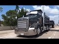 Custom KENWORTH dump truck and pup, LOUD JAKES | 18 speed N14 cummins *MUST SEE*