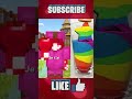 TRICHEUR MALÉFIQUE DANS LE JEU DE COULEURS SUR MINECRAFT ! #shorts