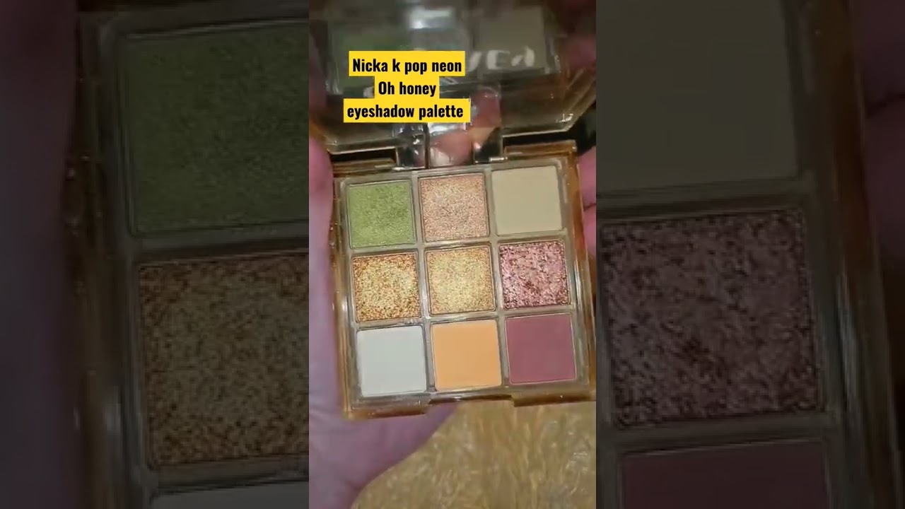 Nicka k pop neon eyeshadow palette 