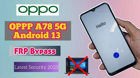 Oppo A78 5G FRP Bypass Android 13 without PC | When TalkBack Not Work  | Latest Security 2023 #frp