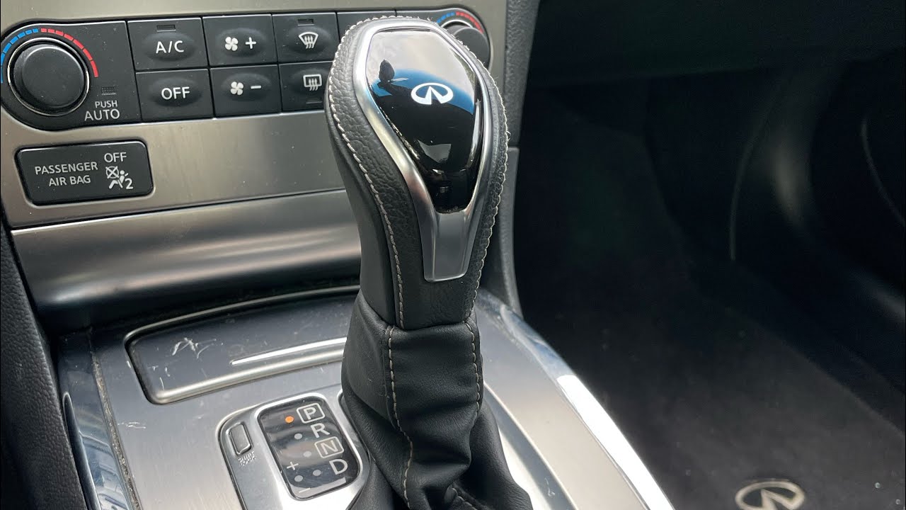 Q60 Shift Knob on a G37 install - YouTube