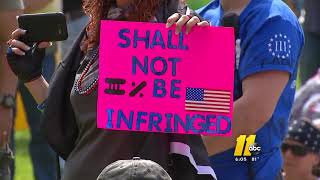 Hundreds attend Second Amendment rally in Raleigh