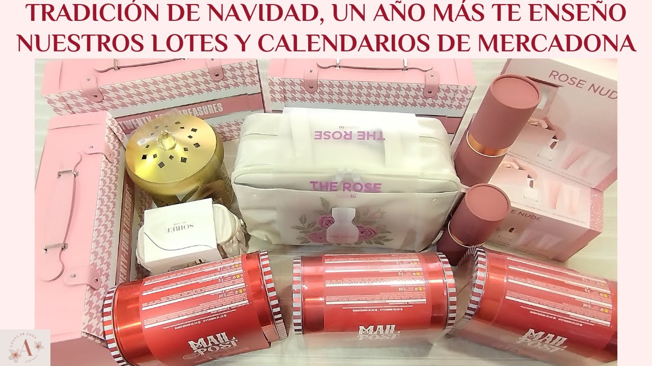 SUPER COMPRA EN MERCADONA 🌸LOTES Y CALENDARIOS DE NAVIDAD 🎄 ME ENCANTAN🩷