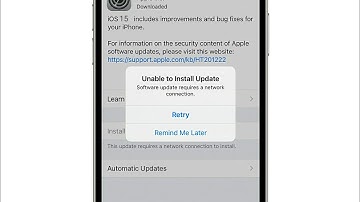 How to Fix Unable to Install iOS 15 Update error on iPhone and iPad?