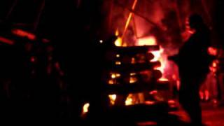 20090704 - X-Day - bonfire lighting via blowtorch - The Dragon (3m19s)