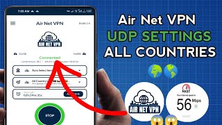 How To Air Net VPN with all Country UDP Settings for Secure Browsing screenshot 3