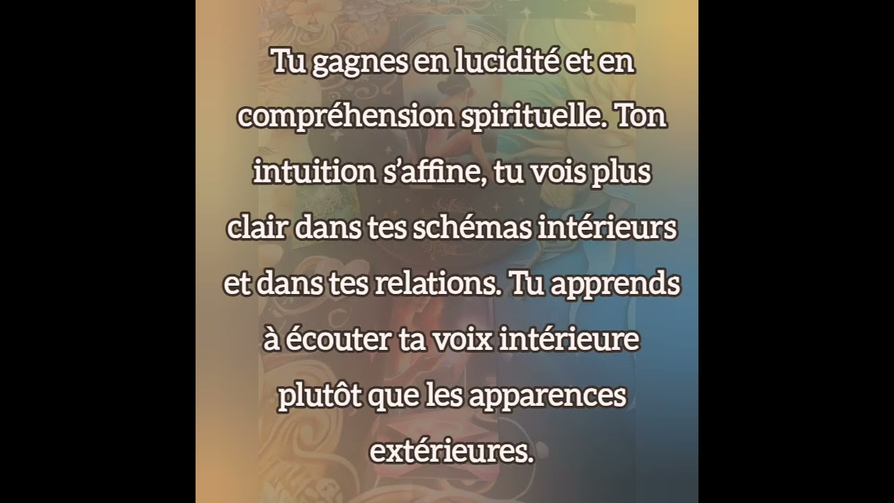 Où en est mon évolution intérieure ? cancer 