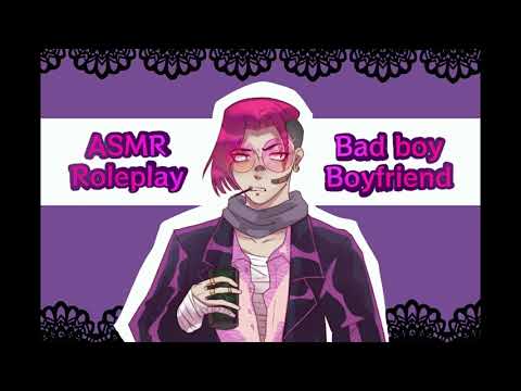 ASMR Bad Boy Boyfriend hides from the police at your house