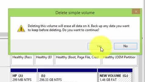 Create, Delete Partitions on External Hard Disk