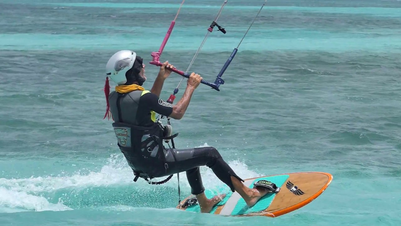 ⁣Pascalou en kite à Frégate 2