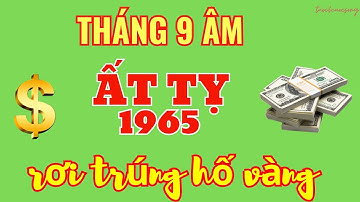 Thời Cơ Vàng Son, Ất Tỵ 1965 - Tháng 9 Âm, Giàu Có Bừng Sáng