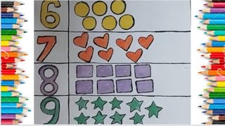 learning numbers name, Colors names, shapes name , learn how to count , kids educational video