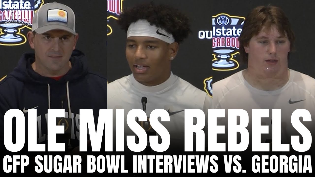 Trinidad Chambliss, Joe Judge & Ole Miss Rebels Discuss Georgia Bulldogs Impressions, Sugar Bowl CFP