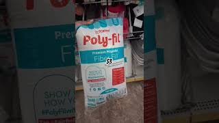 Poly fil at Dollartree 😲#dollartree #crochet #fiberart #dollartreecrafts #dollartreefinds