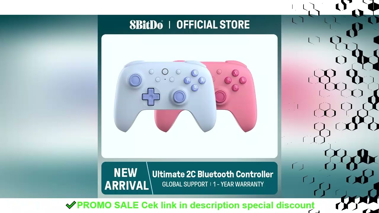 8BitDo - Ultimate 2C Wireless Hall Effect Joysticks Bluetooth Gaming Controller for Nintendo switch