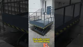 Hydraulic Loading Dock Lift#scissorlifts #leveler #docklife