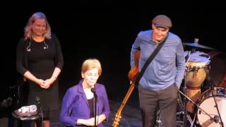 James and Kim Taylor - Elizabeth Warren Speech  - Majestic Theater, Boston MA - 10.27.16