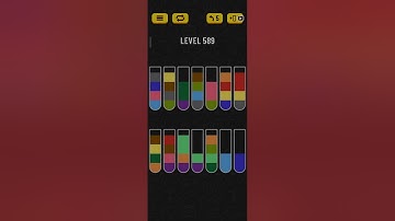Water sort puzzle level 589