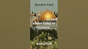 The Quran S Mention Of Palestine Shorts IslamAndPalestine BlessedLand SpiritualSignificance 