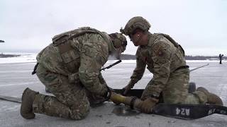 USAF F-22 Raptors Are Supported By Forward Air Refueling Point - FARP