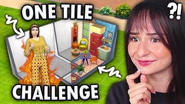 Can I expand my build in the ONE TILE HOUSE challenge in The Sims 4?