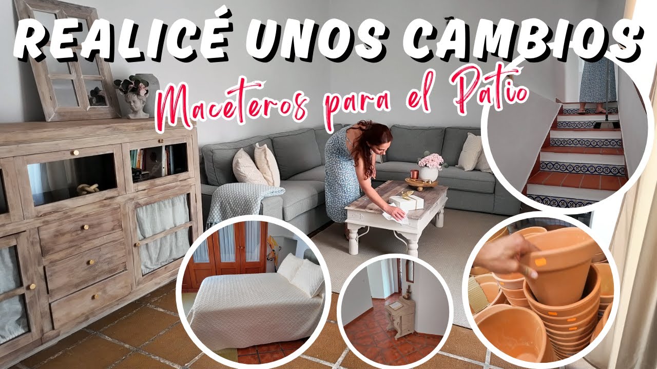 REALICÉ CAMBIOS en la CASA 😍 | TOUR por la PLANTA de ARRIBA 🏡 + Compras para el Patio 🪴