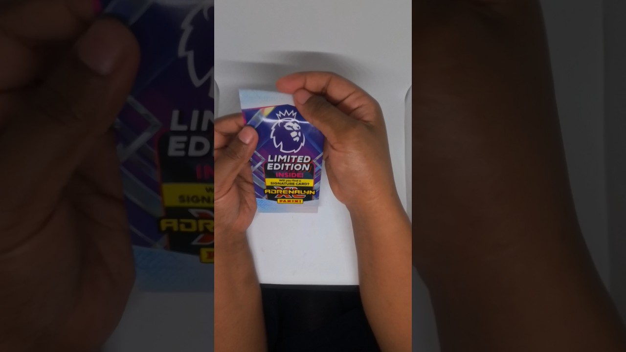 Premier League limited edition signature card? is there one inside. 