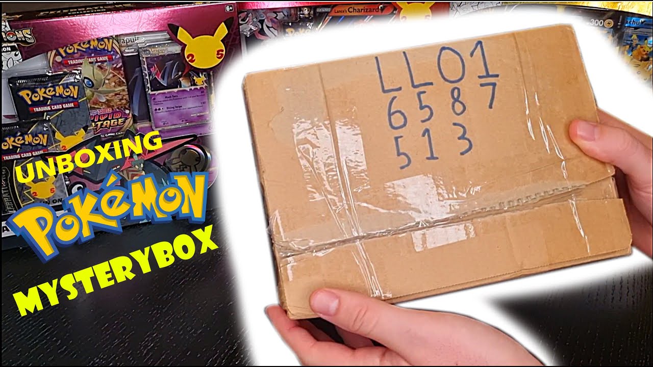 Unboxing Pokemon Mystery Box from pokelink!