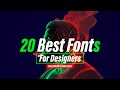 20 BEST FREE Fonts For Graphic Designers In 2024 Favorites Fonts Every Designer SHOULD TRY 