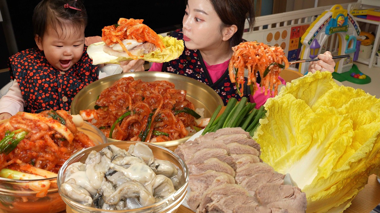 [Mukbang ASMR] Home Making Kimchi Special ! Korean Home food Bibimbap Recipe Ssoyoung